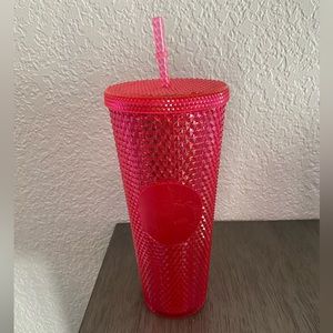 Hot pink Starbucks tumbler 24oz